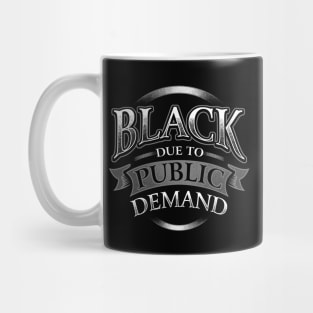 Black Public Black Pride Design Mug